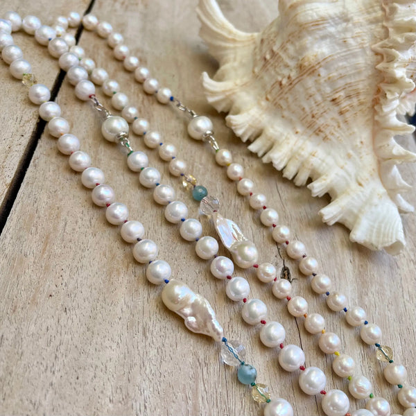 Fireball Pearl Necklaces - Image #2