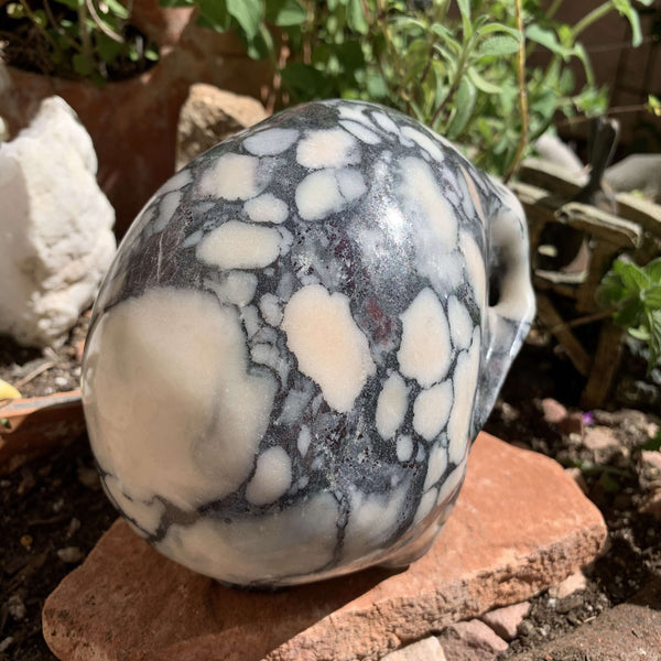 Yuncai Jade Hollow “Singing” Skull