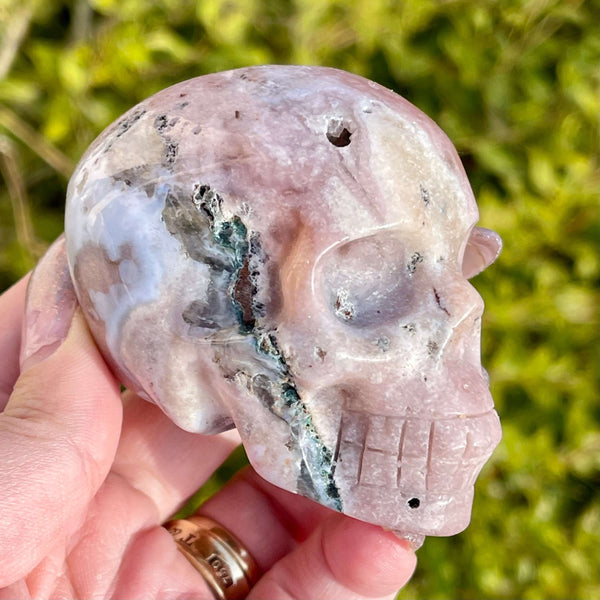 Pink Amethyst Skull - Image #1