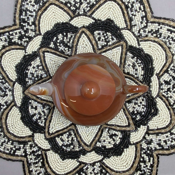 Carnelian Tea Pot