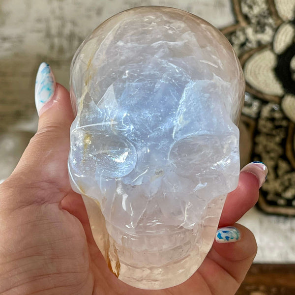 Blue Rose Quartz Skulls - Image #5