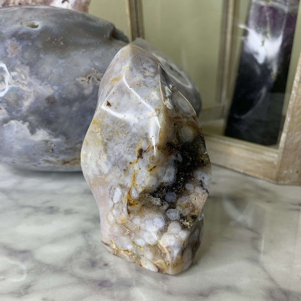 Goth Flower Agate Flame