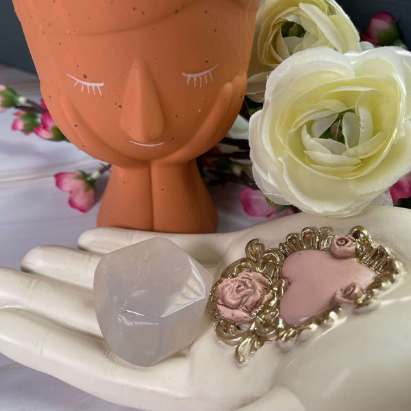 Blue Rose Quartz Tumbled Freeforms - Image #8