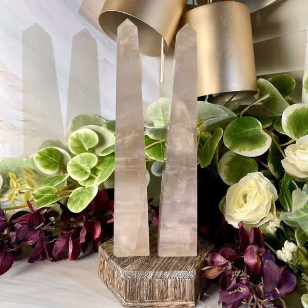Blue Rose Quartz Obelisks - Image #3