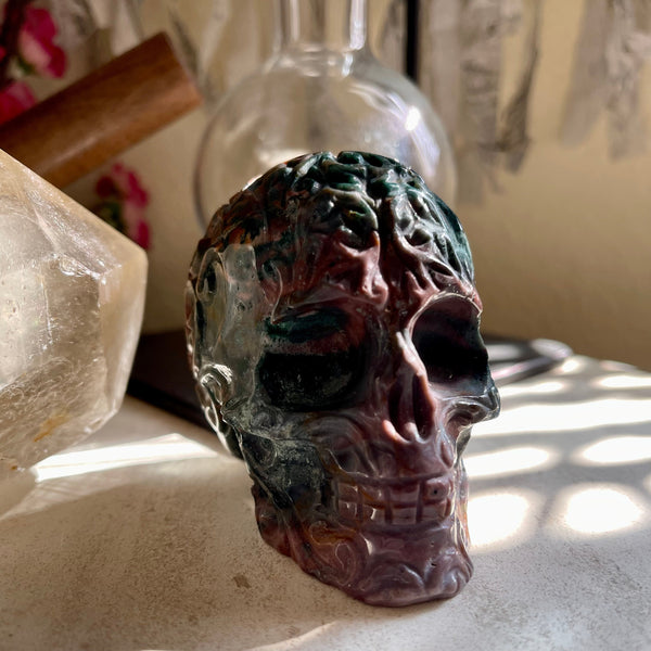 Ocean Jasper Sugar Skull - Image #3