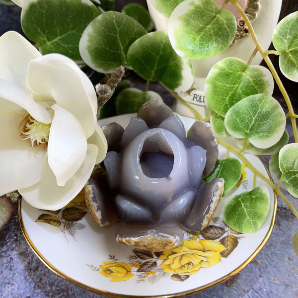 Druze Agate Lotus - Image #4