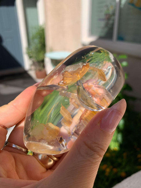 Golden Healer Quartz Lens