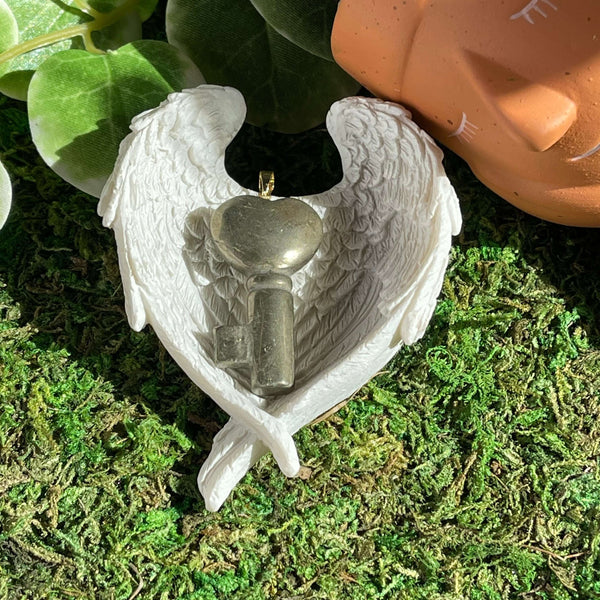 Gemstone Crystal Key Pendants - Image #3