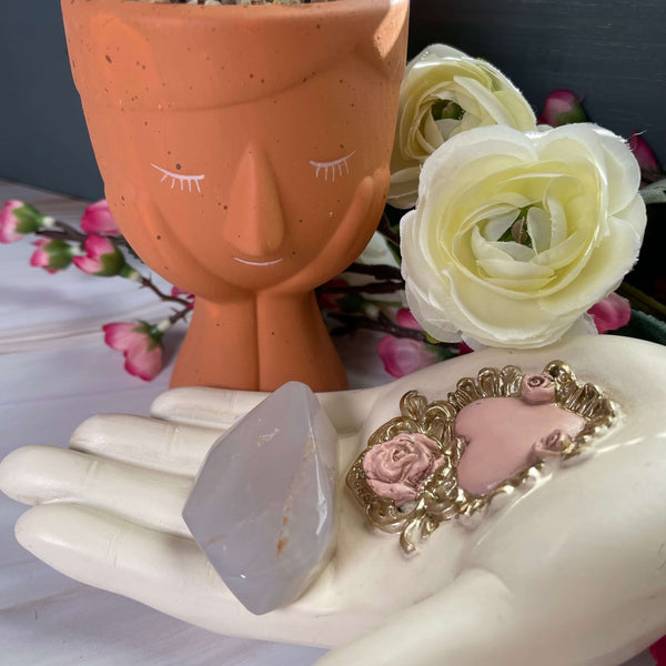 Blue Rose Quartz Tumbled Freeforms - Image #3