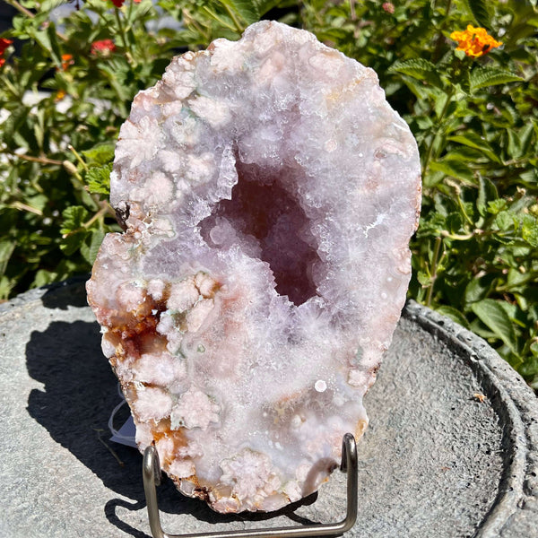 Flower Agate Geode Specimens - Image #3