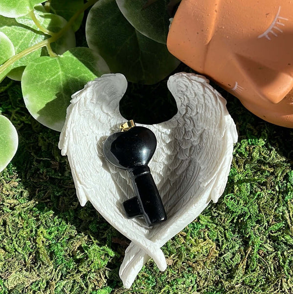 Gemstone Crystal Key Pendants - Image #2