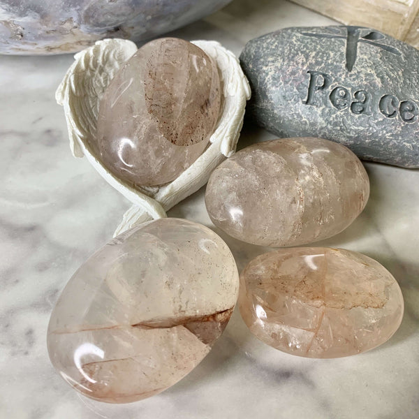 Rose Hematoid Palmstones