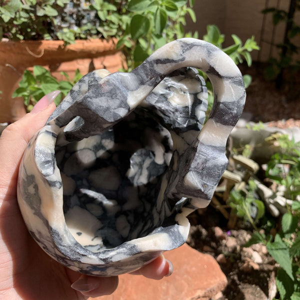 Yuncai Jade Hollow “Singing” Skull