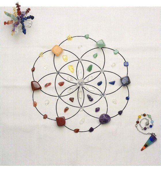 Crystal grid/Altar Cloth