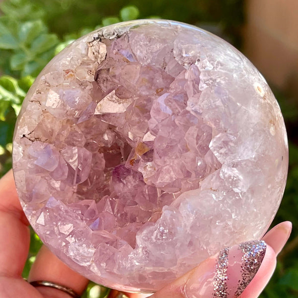 Amethyst Flower Agate Sphere - Image #1