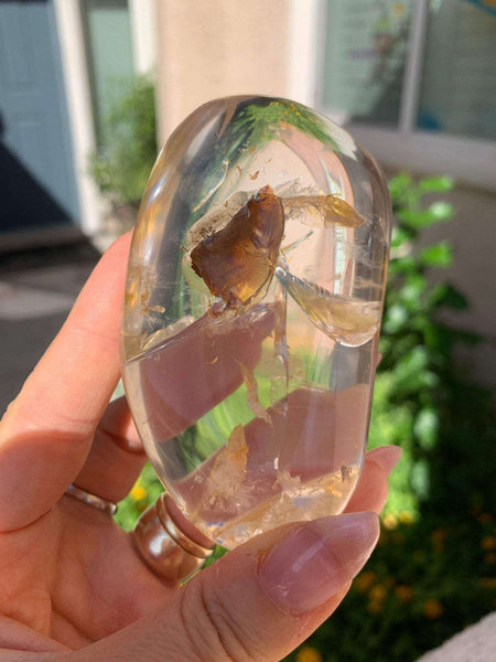 Golden Healer Quartz Lens