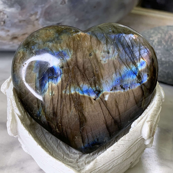 Labradorite Hearts