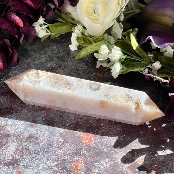 Flower Agate Double Terminated Points - Image #3