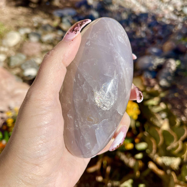 Blue Rose Quartz Lingams -Large