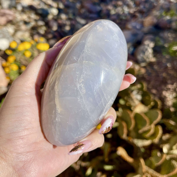 Blue Rose Quartz Lingams -Large