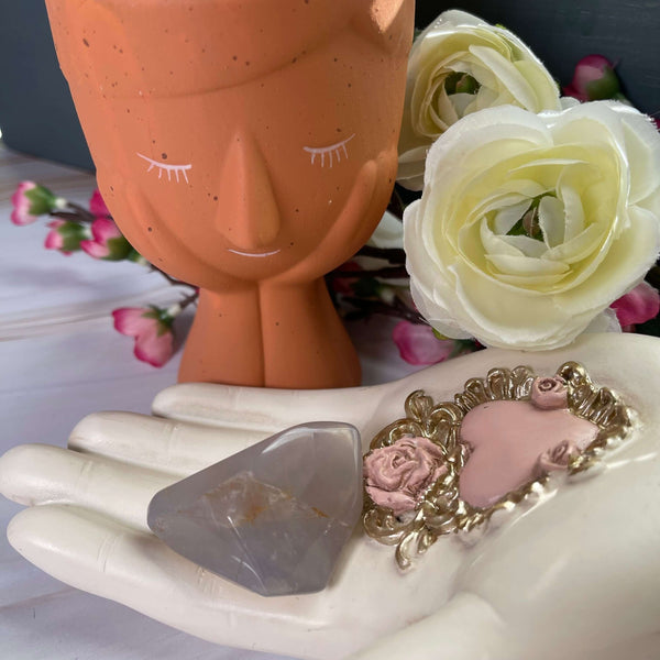 Blue Rose Quartz Tumbled Freeforms - Image #7