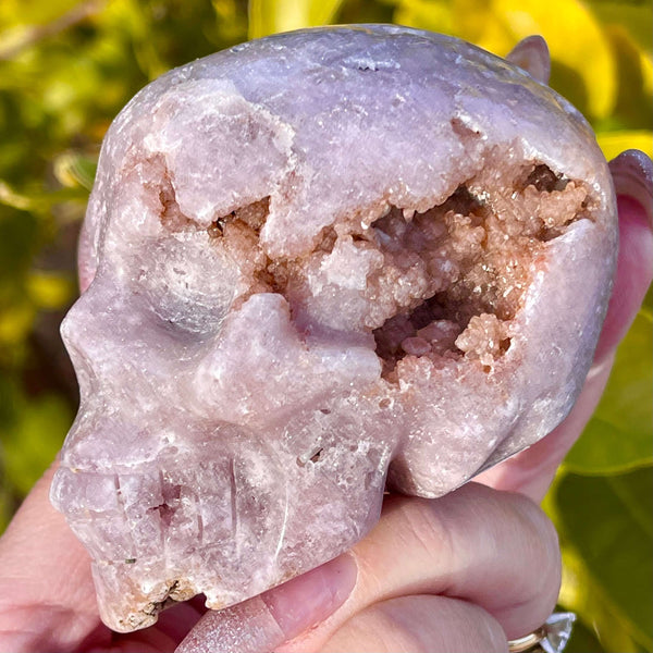 Pink Amethyst Skull - Image #1