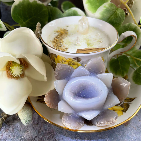 Druze Agate Lotus - Image #2