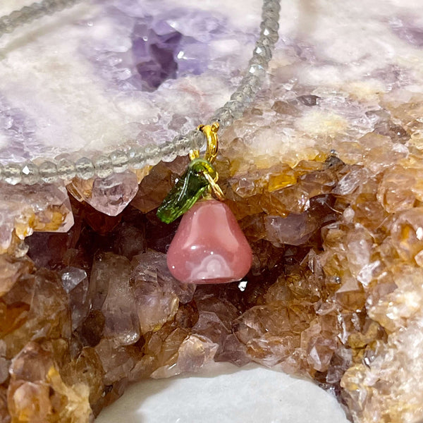 Carved Agate Fruit Charms - Image #4