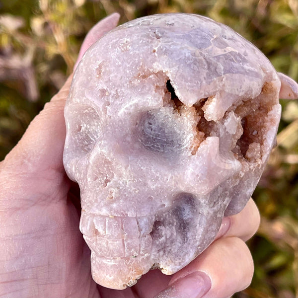 Pink Amethyst Skull - Image #3