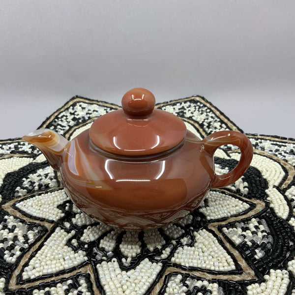 Carnelian Tea Pot