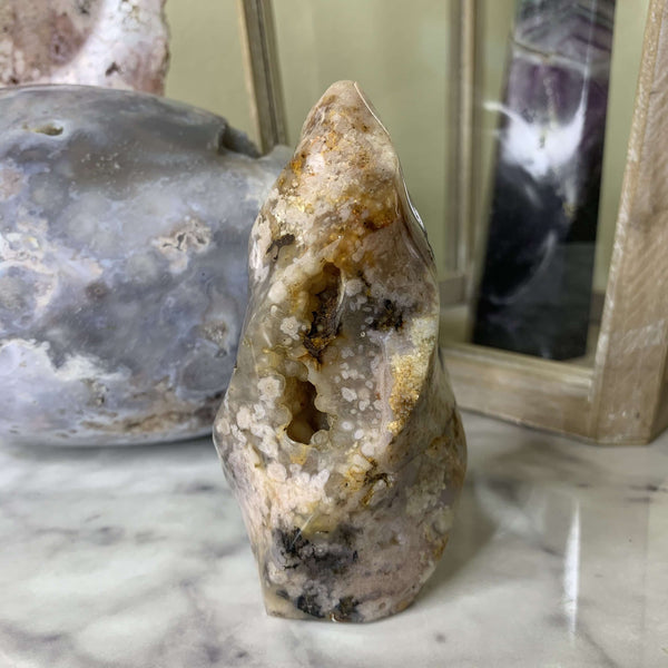 Goth Flower Agate Flame