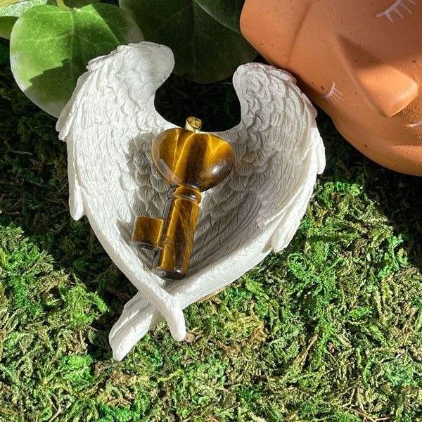 Gemstone Crystal Key Pendants - Image #4