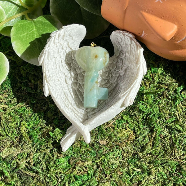 Gemstone Crystal Key Pendants - Image #8