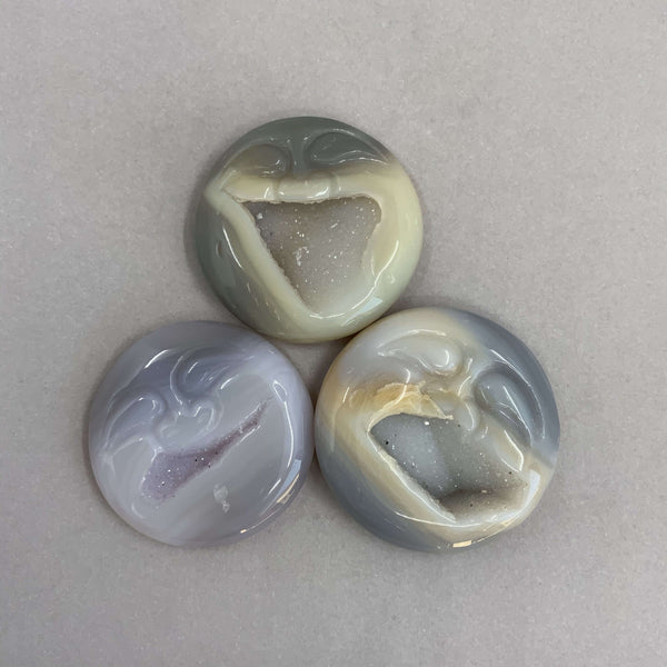 Druzy Agate “Full Moons”