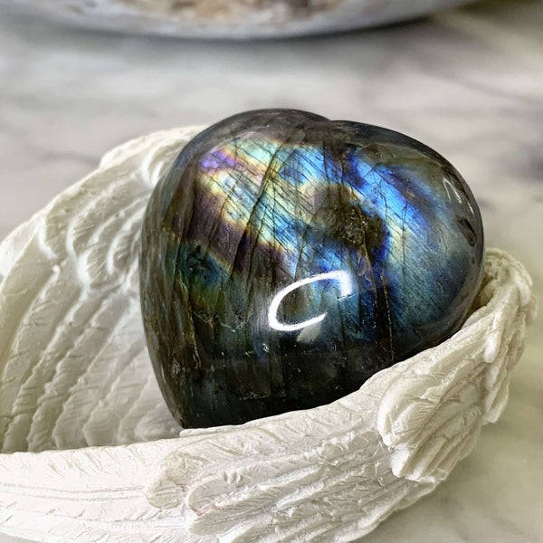 Labradorite Hearts