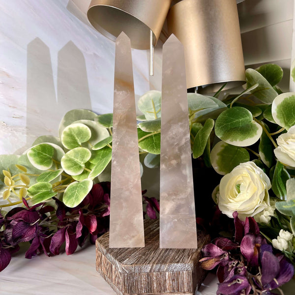 Blue Rose Quartz Obelisks - Image #4