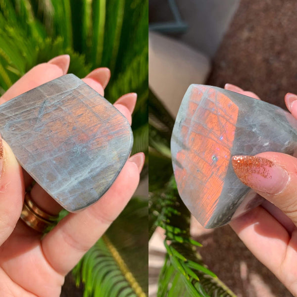 Sunset Labradorite Pocket Stones