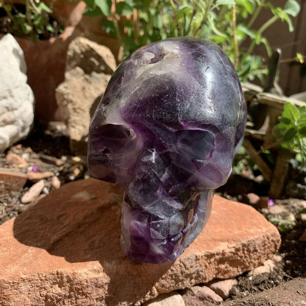 Fluorite “pirate” Skull