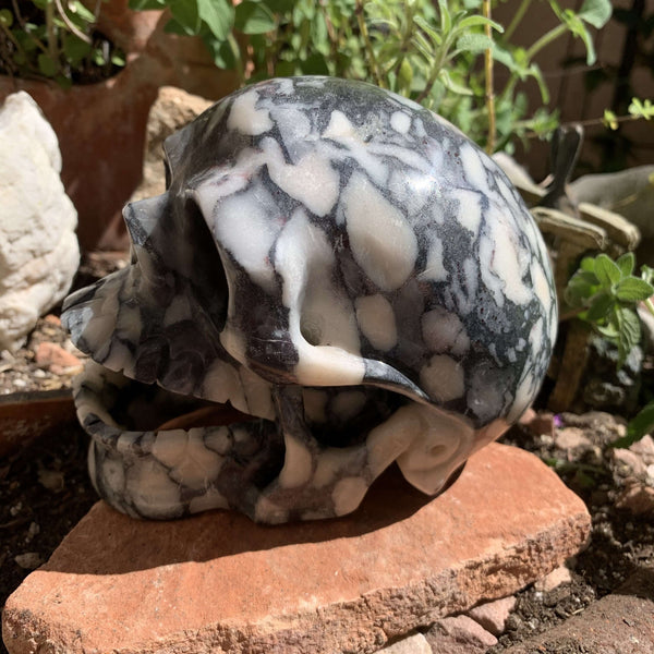 Yuncai Jade Hollow “Singing” Skull