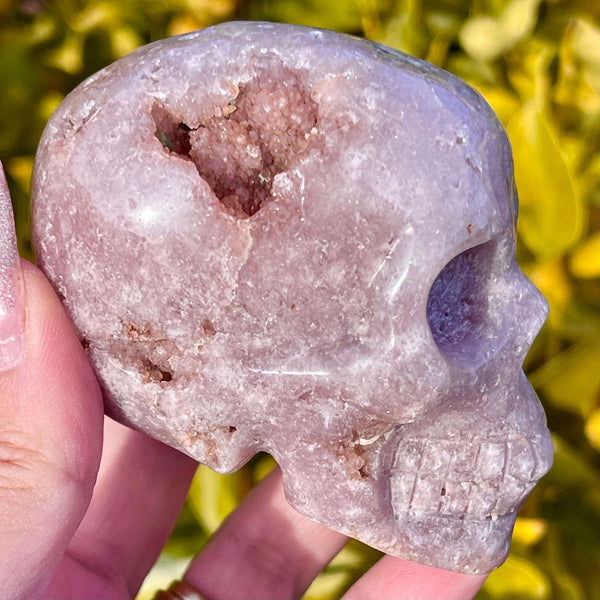 Pink Amethyst Skull - Image #2