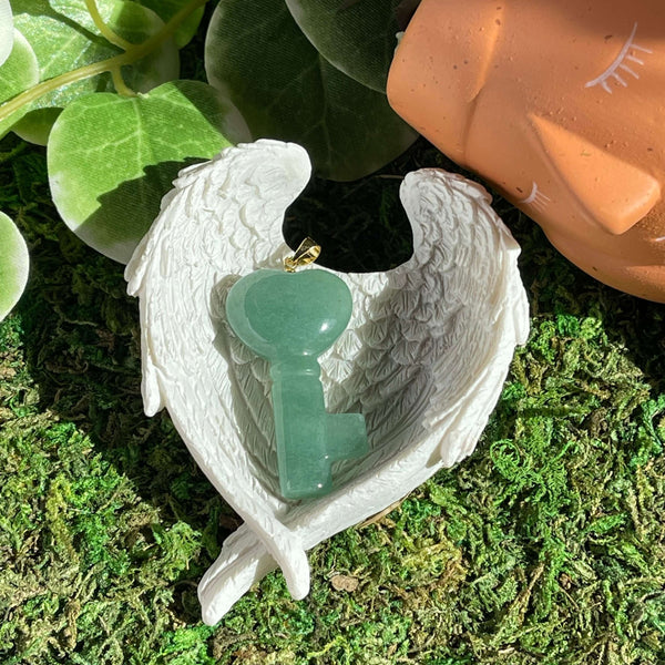 Gemstone Crystal Key Pendants - Image #7