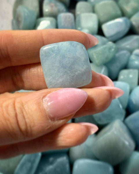Aquamarine Tumble Stones