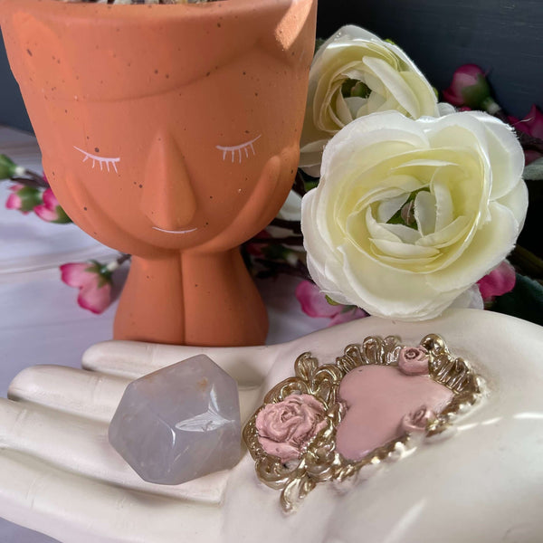 Blue Rose Quartz Tumbled Freeforms - Image #11