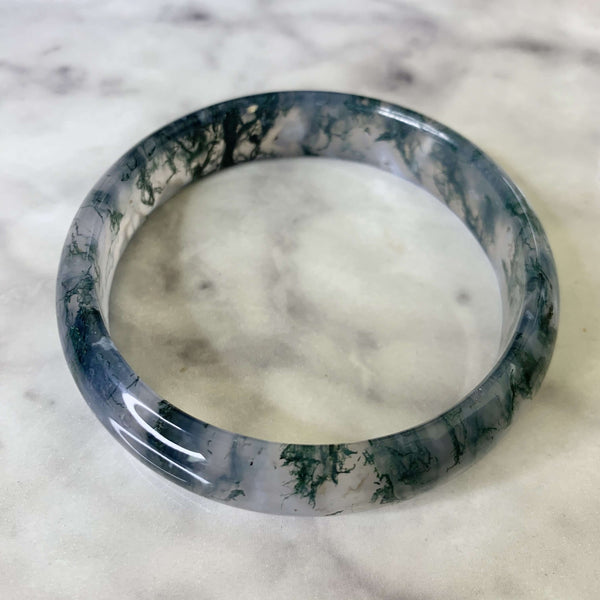 Moss Agate Bangles