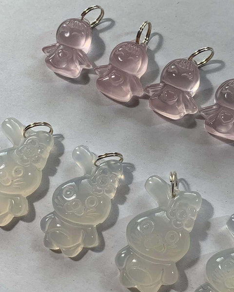 Rose Quartz Angel Pendants