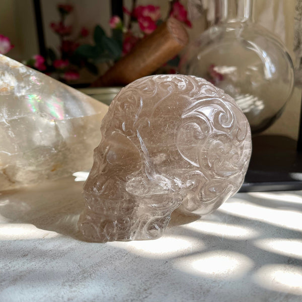 Smoky Quartz Sugar Skull - Image #3