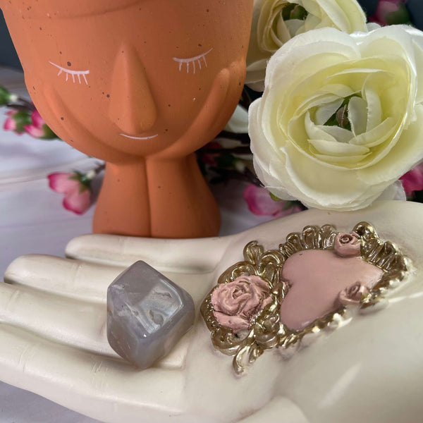 Blue Rose Quartz Tumbled Freeforms - Image #12