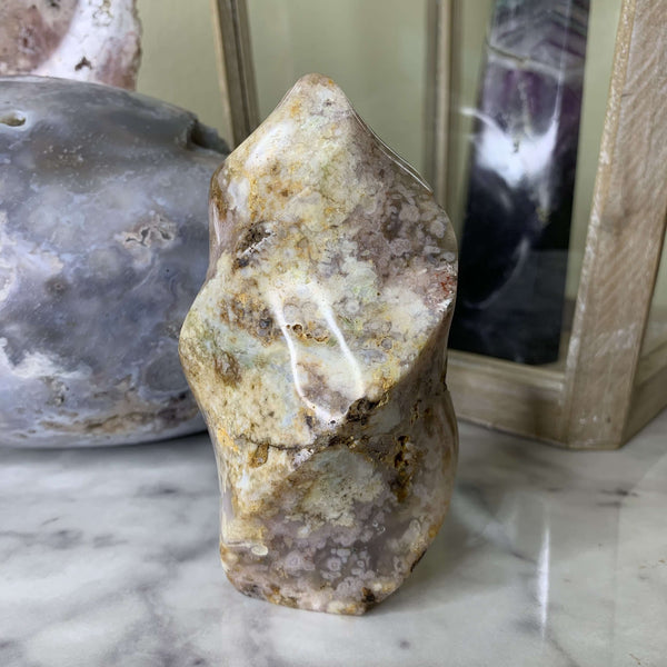 Goth Flower Agate Flame