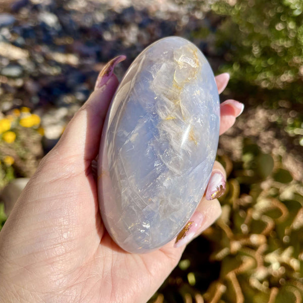 Blue Rose Quartz Lingams -Large