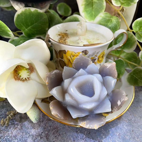 Druze Agate Lotus - Image #3